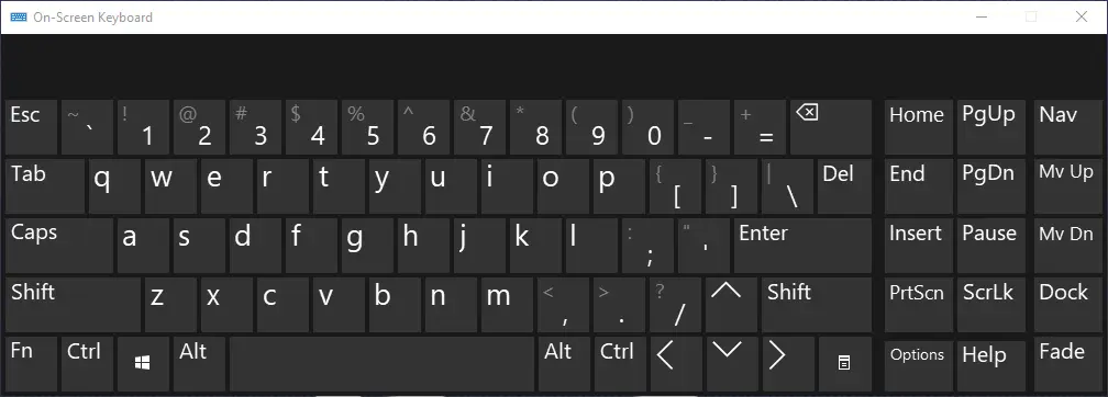 On-Screen Keyboard