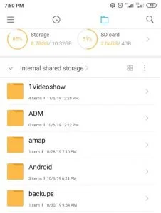 what is android folder in mobile