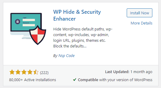 WP Hide & Security Enhancer