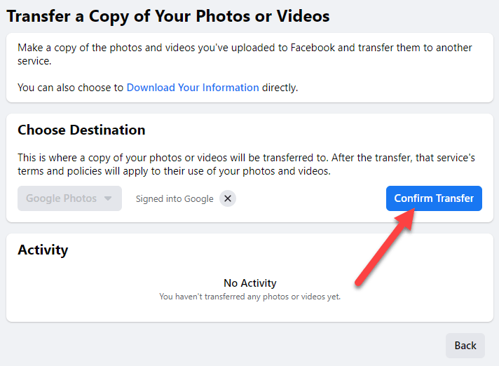facebook photo copy to drive7