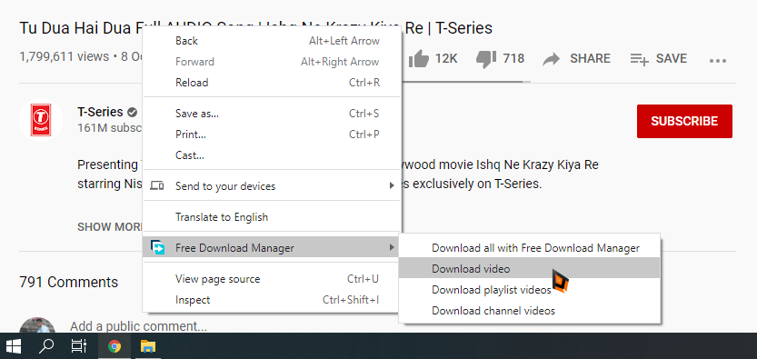 how to download youtube video with fdm
