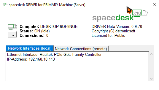 space desk driver