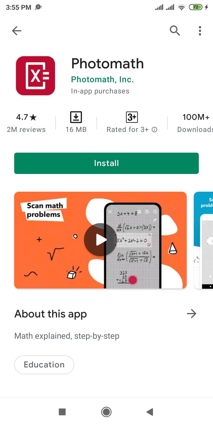 স্টুডেন্টদের জন্য 5 টি অ্যান্ড্রয়েড অ্যাপ। 3 PhotoMath