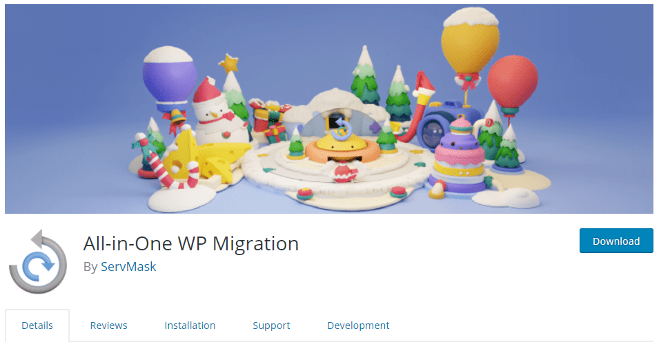 প্রয়োজনী ১০ টি ওয়ার্ডপ্রেস প্লাগিন ব্লগ ওয়েবসাইটের জন্য। 3 All-in-One-WP-Migration