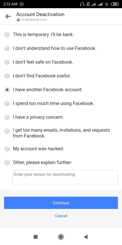 ফেসবুক ও মেসেঞ্জার ডিএক্টিভ করার নিয়ম। 3 facebook account deactivation