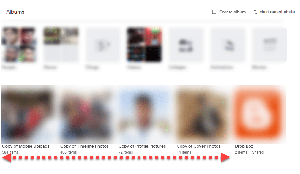 ফেসবুক ফটো ট্রান্সফার করুন Google Photos তে। 10 transfered successfully