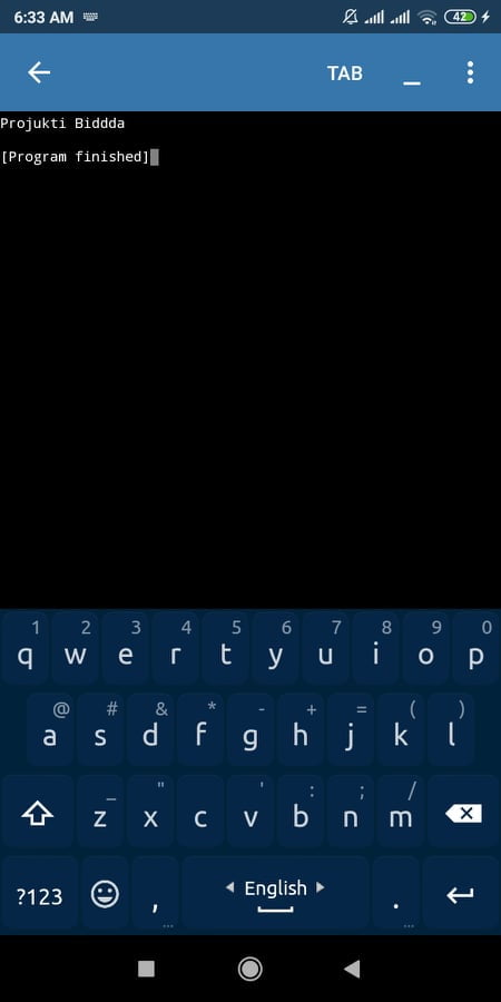 মোবাইল দিয়ে পাইথন প্রোগ্রামিং শেখার উপায়। 9 python programm output